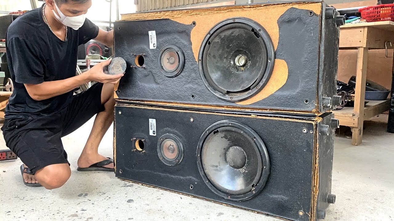 JBL 3way speaker restoration // Restore a whole new life to your