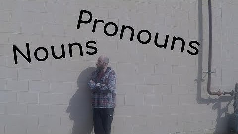Nouns and Pronouns Rap