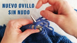 Como cambiar de ovillo y rematar sin nudos