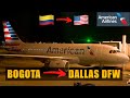 American Airlines Airbus A319 🇨🇴 Bogota BOG to Dallas DFW 🇺🇸 FLIGHT REPORT !