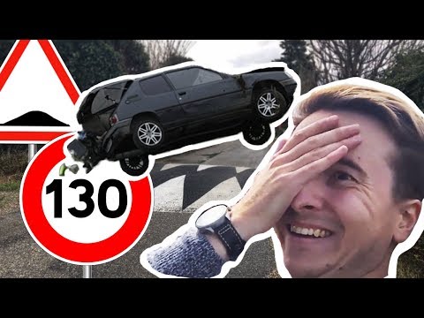 ON ESSAIE DE PRENDRE UN DOS D'ÂNE À 130km/h !!! VILEBREQUIN