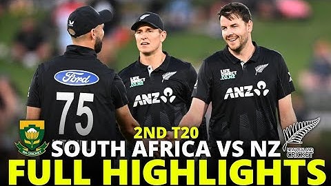 New Zealand vs South Africa Full Highlights 2nd T20 Tri Series 2025 | NZ VS SA