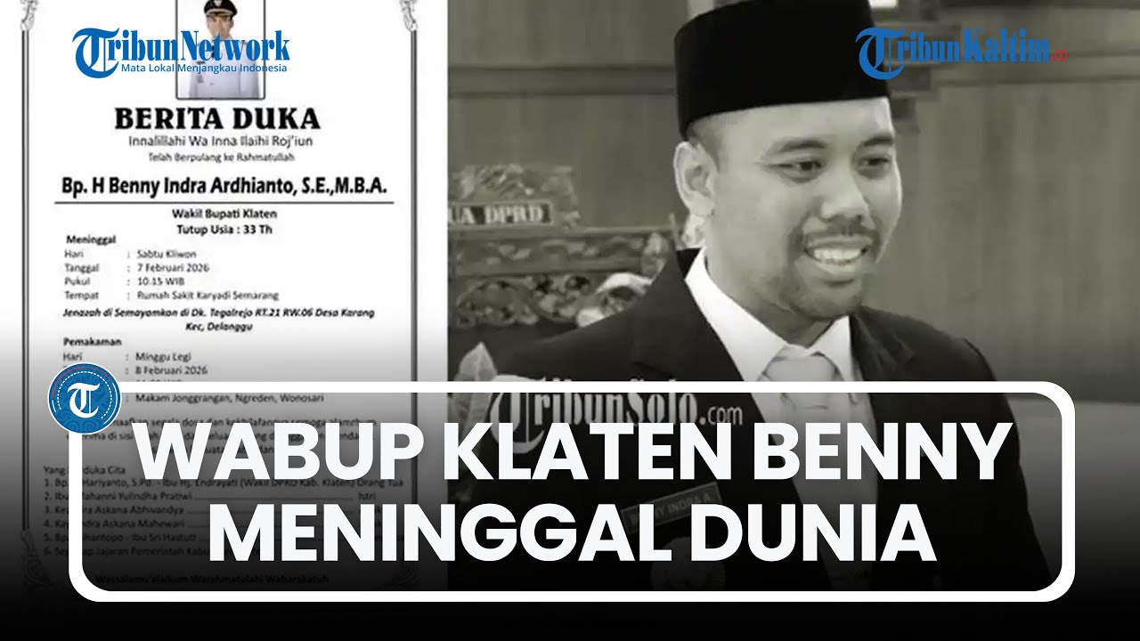 Wabup Klaten Benny Indra Ardhianto Meninggal Dunia, Sempat Dikabarkan Sakit, Kondisi Rumah Duka