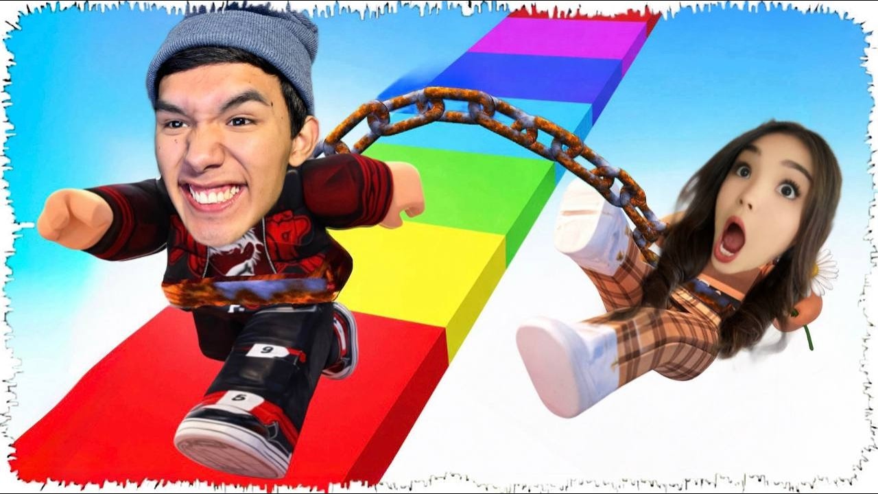 😱Асека Екеумізді Цеппен Байлап Өте Қиын Паркурдан Өткізіп Қойды! Chained!