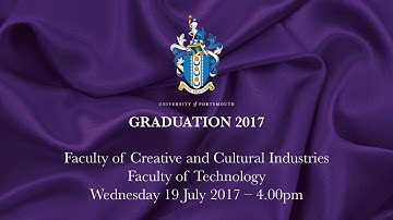Graduation 2017: Sch of Architecture, Sch of Media and Performing Arts & Dept of Mathematics