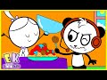 Pretend Play Cooking for Kids! EK Doodles Working a Restaurant with Combo Panda!