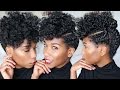 QUICK Holiday + Corporate Updo | Fluffy Natural Hairstyle