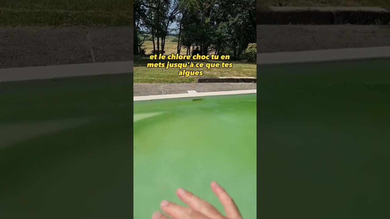 ta piscine sera toujours verte si tu ne fais pas ça