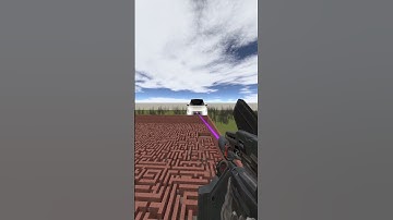 Destroying Vehicle in Big Maze Nextbot Gmod