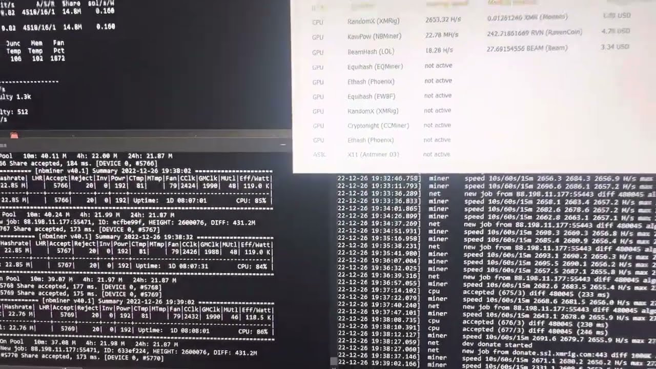 BetterHash Profitability Update! 6700xt & 5600xt mining BEAM & RVN. 3D Jewelry Design & Silver Shot!