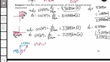 Physics 20 - Kinematics Lesson 8 - Vector Addition Part 2 (2 dimensional analysis)