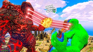 FRANKLIN SAVING ALL FATHER GOD FROM ICE & LAVA GOD IN GTA 5