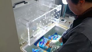 видео: Проверка качества ретортной пленки и ретортных пакетов на заводе Донгвон (Dongwon) картинка: Проверка качества ретортной пленки и ретортных пакетов на заводе Донгвон (Dongwon)