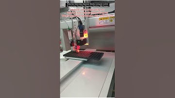 Three Axis Vision Glue Dispenser Robotic Computer Control Programming Visual Glue Dispensing Machine