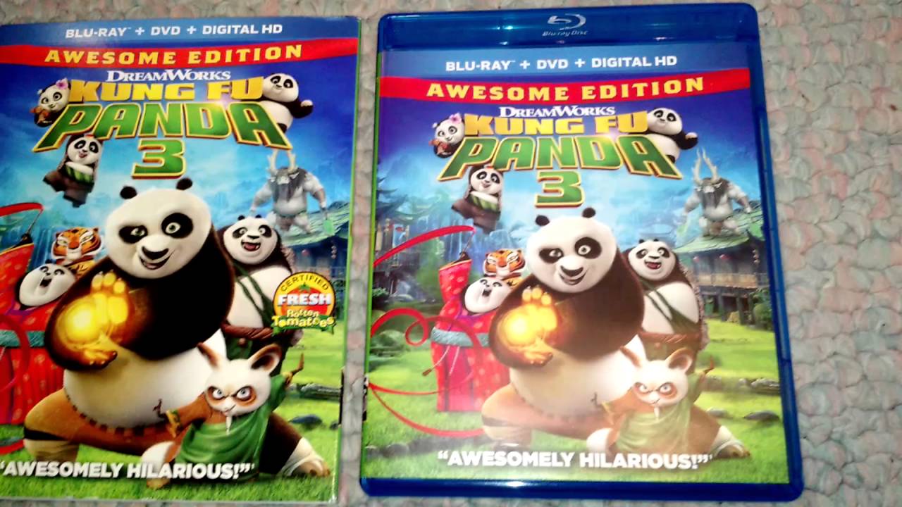 Kung Fu Panda 3 Blu-Ray/DVD Combo Pack - Unboxing!! - YouTube