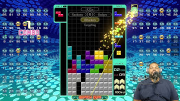 Highlight - Tetris 99 - Godlike Recovery!