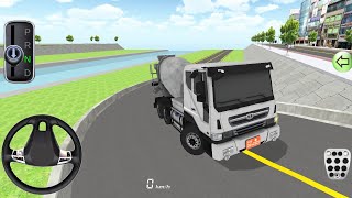 New Hyundai Cement Truck Parking & City Driving -3d Driving Class 2024- Android Gameplay screenshot 2