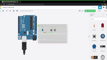 contolling led with 2 switch | arduino uno |tinkercad