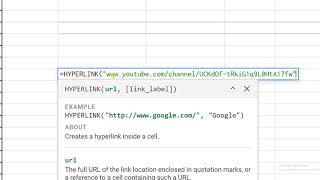 Google Sheets =HYPERLINK شرح دالة هايبر لينك