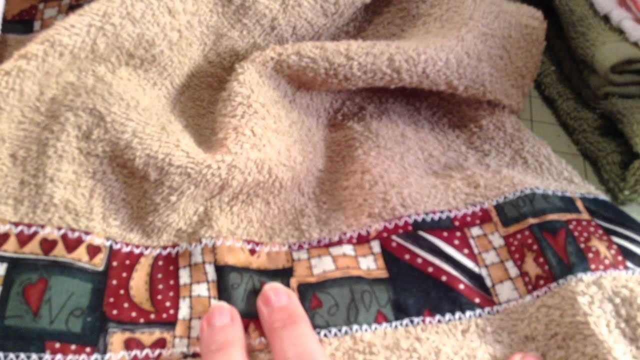 Towel sewing projects YouTube