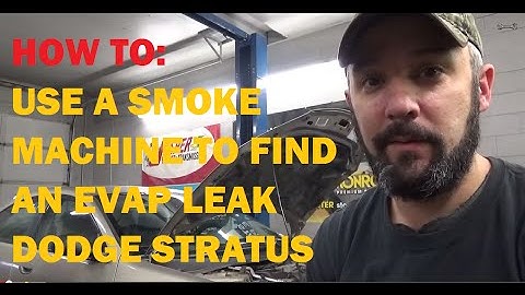 Finding EVAP Leak Using Smoke Machine - Dodge Stratus