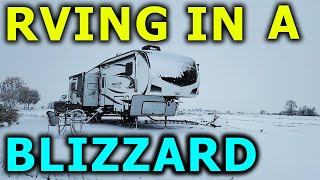 RVing In A Blizzard, Huge Mistake, Flooded | RV Living