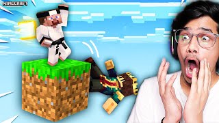 First Day In Minecraft Oneblock With JACK 😍 | GONE WRONG !!!