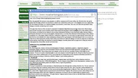 Sign up demo for VX Gateway on My Advertising Pays