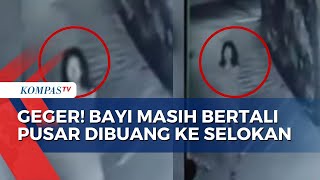 CCTV Rekam Ibu Muda di Depok Buang Bayi Baru Lahir ke Selokan