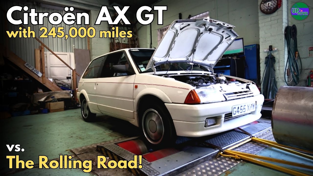 245,000 mile CITROEN AX GT vs. Dyno | Rolling Road Memories - YouTube