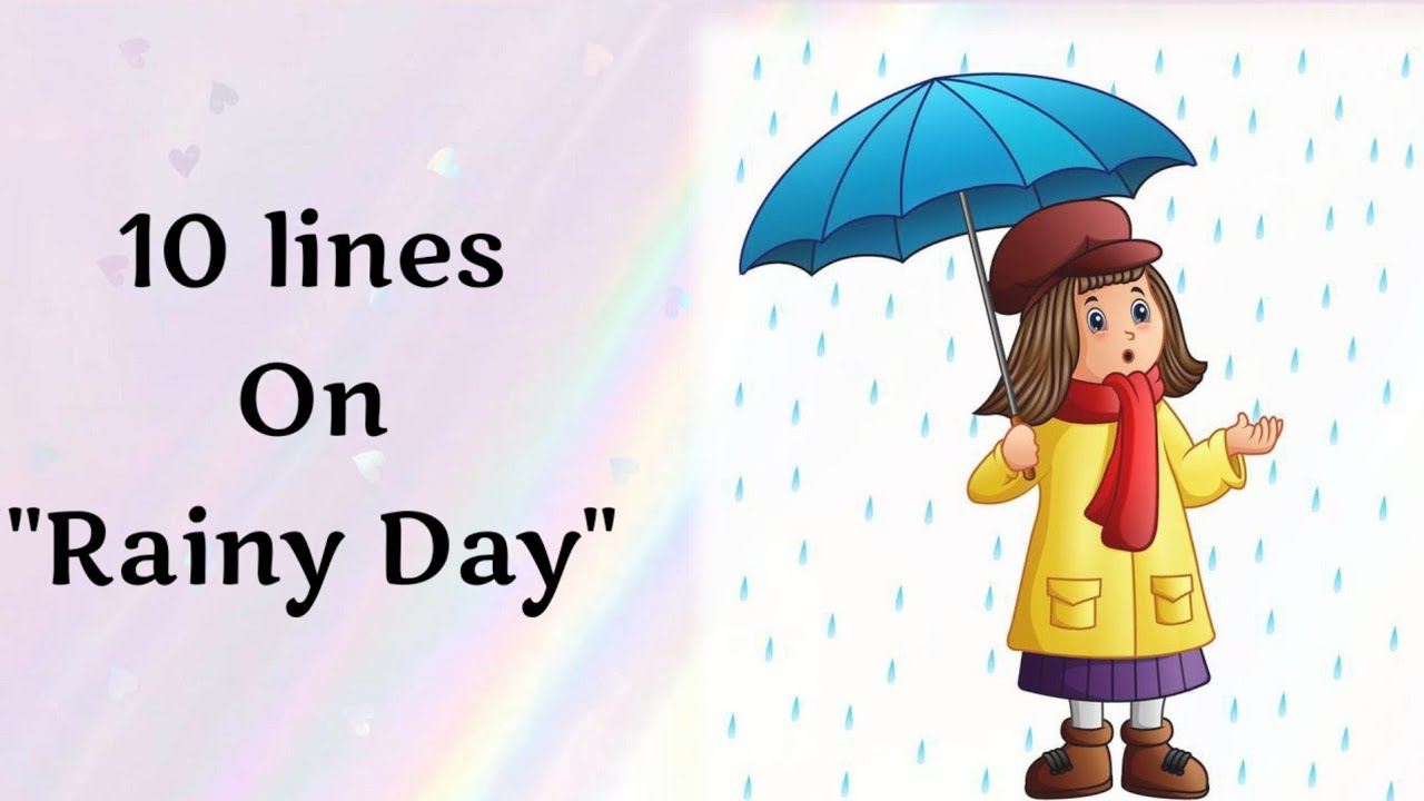 essay on a rainy day for class 1