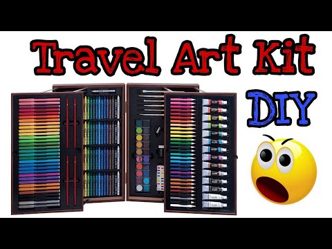 DIY Art Kit / Homemade Drawing Kit / Travel Art Kit / How to make drawing  set kit 