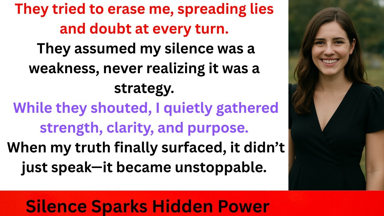 “They Tried To Silence Me—But My Truth Destroyed Them” YouTube