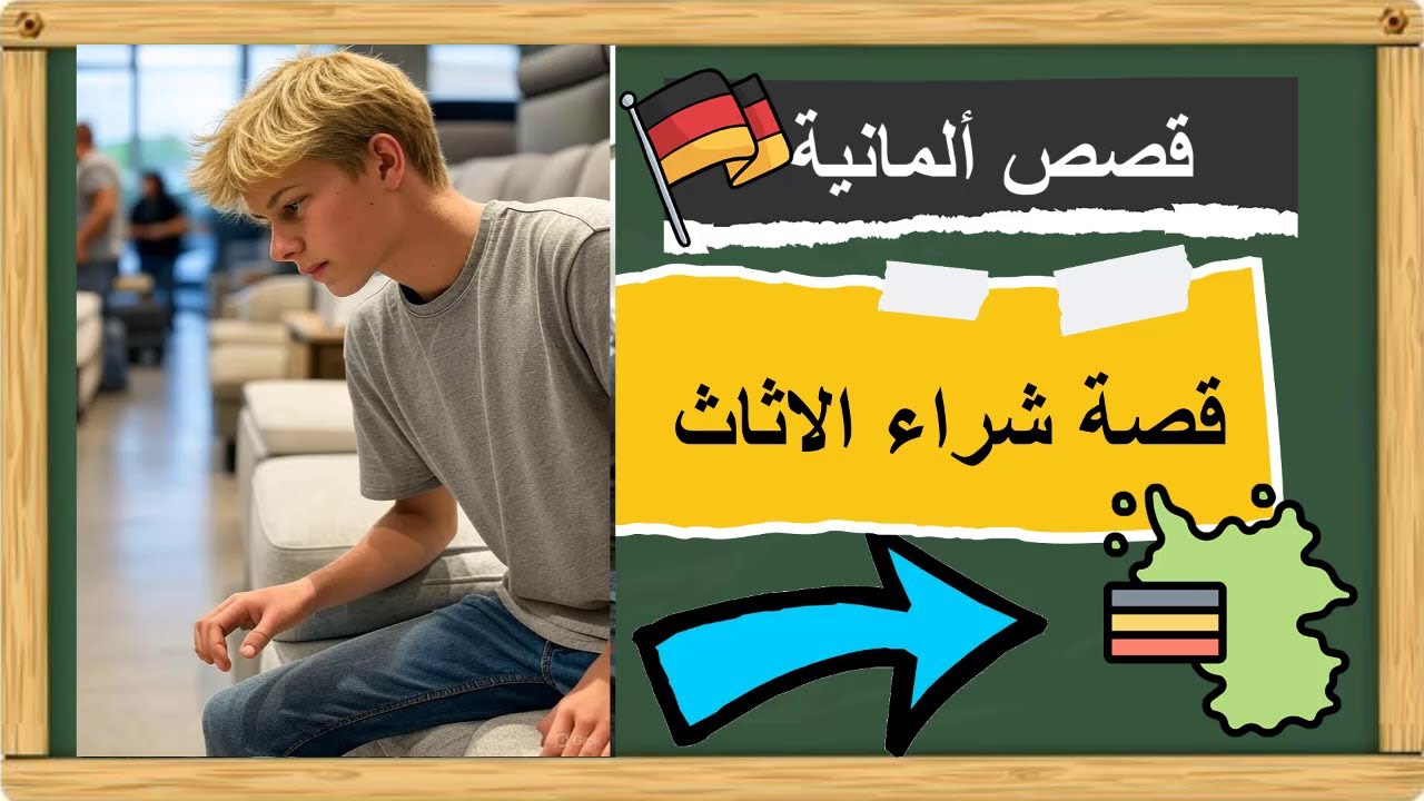 رائعة!!  قصة شراء الاثاث من أيكيا بالألماني - سهلة ومهمة  - قصة ألمانية للمبتدئين