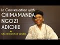 Chimamanda Adichie In Conversation at City, University of London