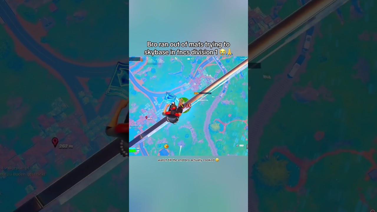 Bro  really tried Skybasing in FNCS 💀 