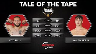 Kane Maks Jr. vs. Koti Ellis - Legends of Combat 4