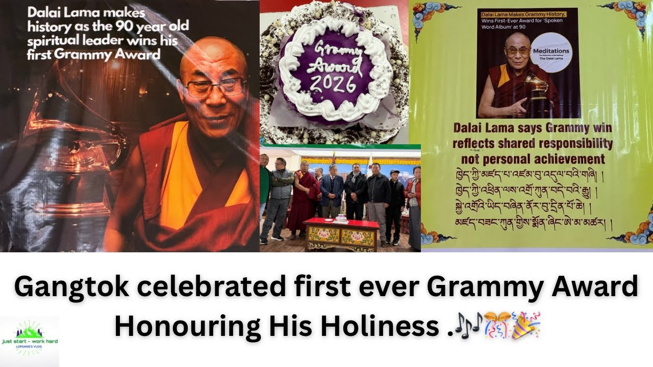 Gangtok celebrated. # Grammyaward #celebration #  # gorshey