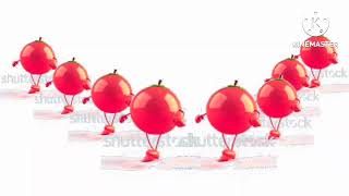 Dancing Red Orange (Bart let the homers out)
