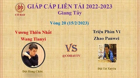 Giáp Cấp Liên Tái 2022 V20 | Vương Thiên Nhất  (王天一) Wang Tianyi vs Zhao Panwei ( 赵攀伟) Triệu Phàn Vĩ