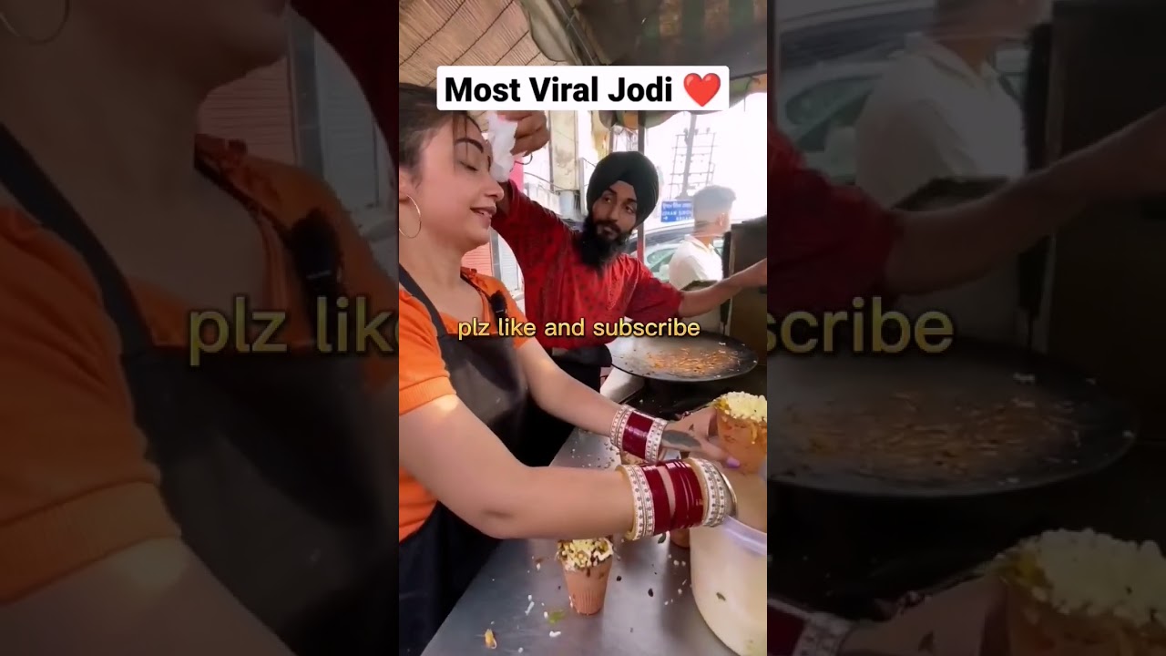 ⁣Jalandhar kulhad pizza viral girl ki video || #short