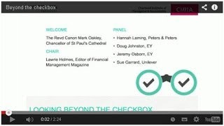 Beyond the checkbox