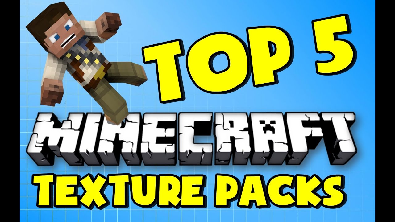 TOP 5 MINECRAFT TEXTURE PACKS 1.8.6 - YouTube
