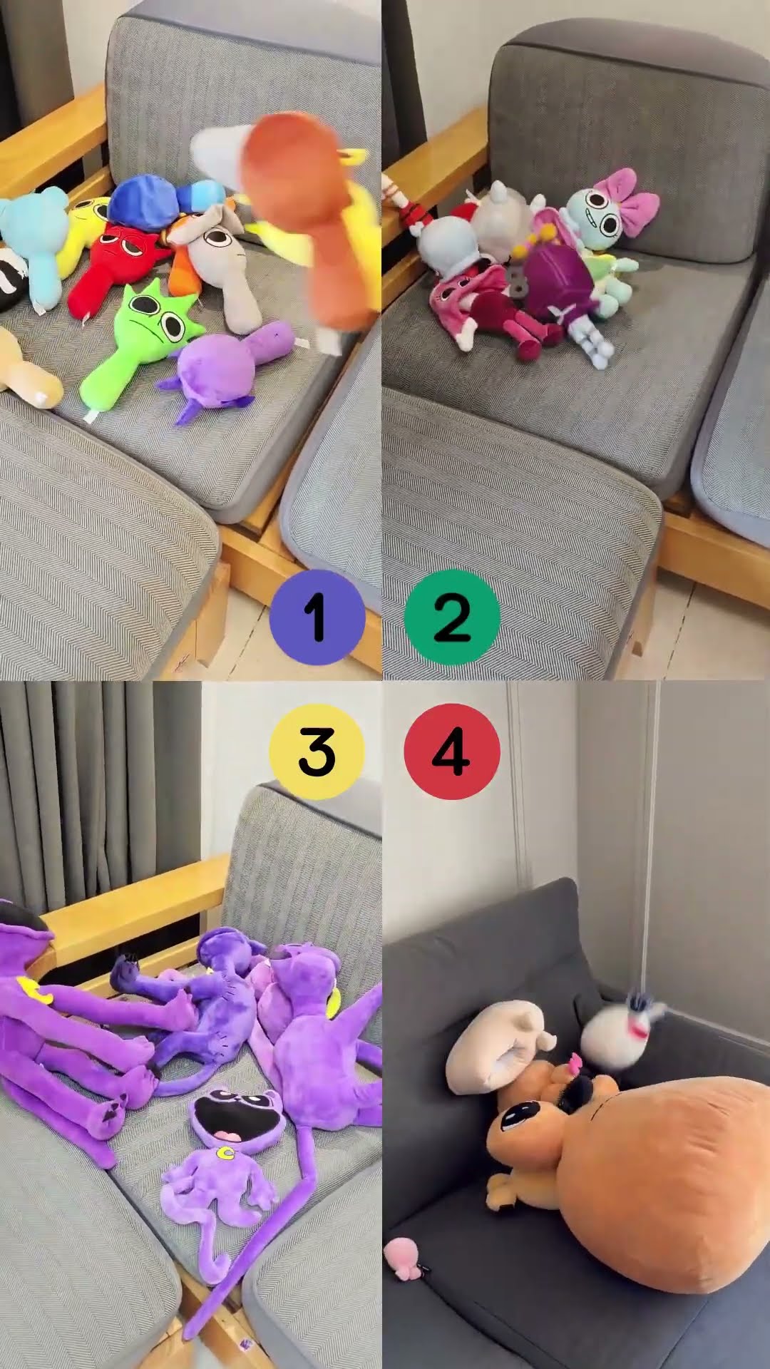Sprunki \u0026 Dandy's World \u0026 CatNap Plushies collection