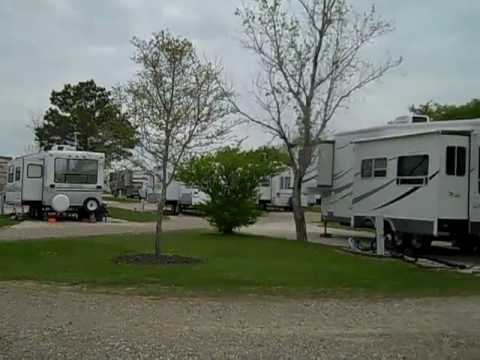 This Houston Texas area RV Park in Brookshire TX sits on top of a hill outside of the city buzz