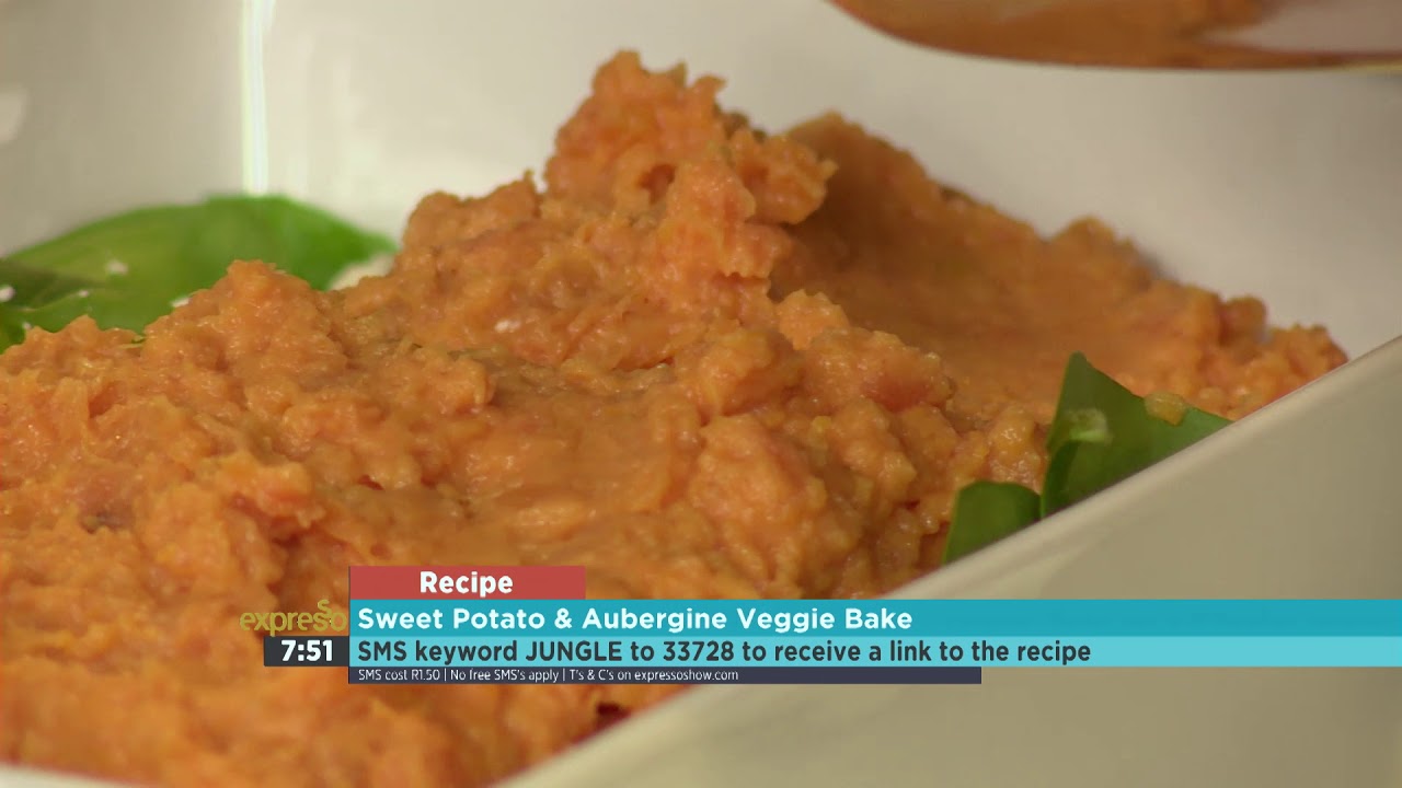 Sweet Potato & Aubergine Veggie Bake with Crispy Topping (Jungle Oats