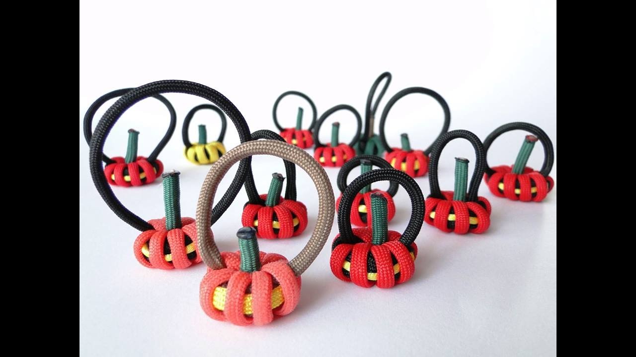 How to Make a Paracord/Shoelaces Halloween Pumpkin Keychain