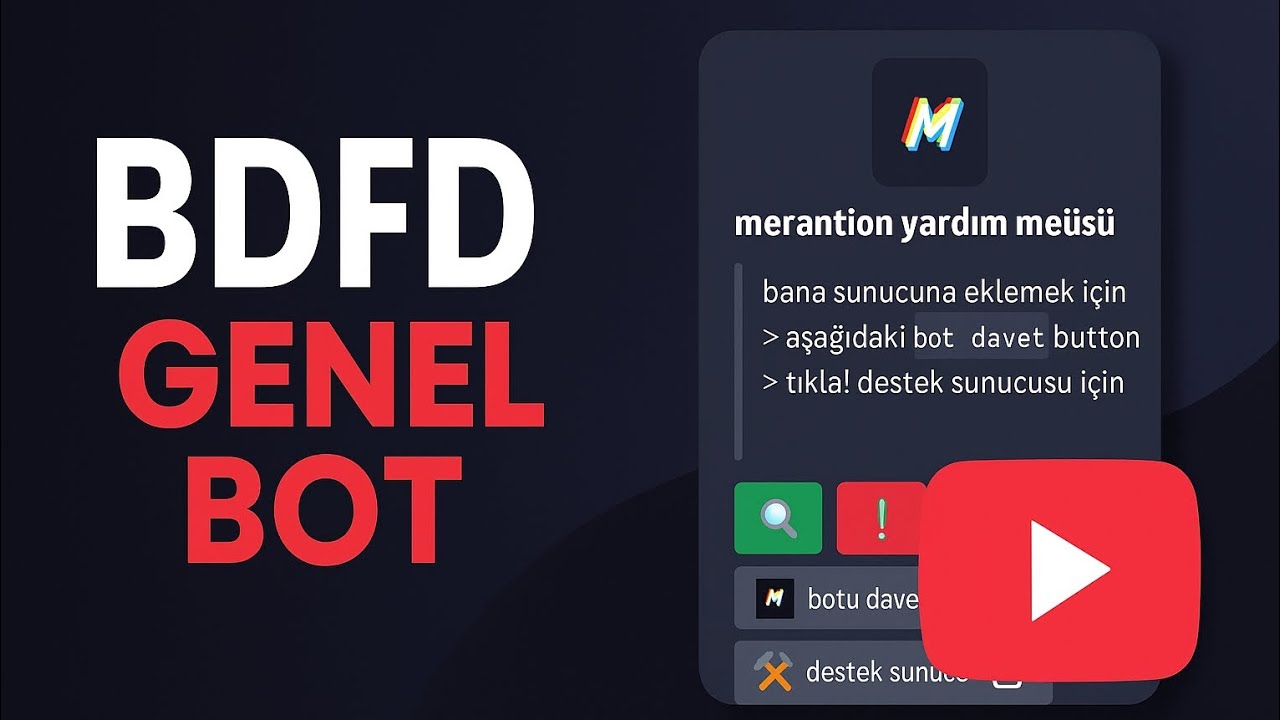 Bdfd Script Bdfd Genel bot altyapısı! - YouTube