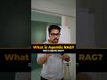 What is Agentic RAG? #agenticrag #artificialintelligence