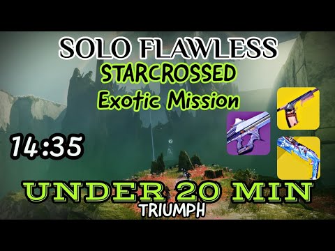Solo Triumph under 20 min WishKeeper exotic Mission - Starcrossed - Destiny2 Lightfall
